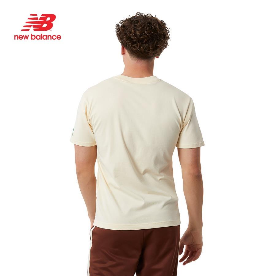 Áo thun thời trang nam New Balance APP LIFESTYLE T-SHIRT M MACADAMI - AMT23561MCU (form châu á