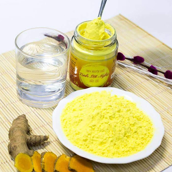 Tinh Bột Nghệ Nguyên Chất Vũ Gia - Tặng Bộ Pha Chế Đắp Mặt Nạ