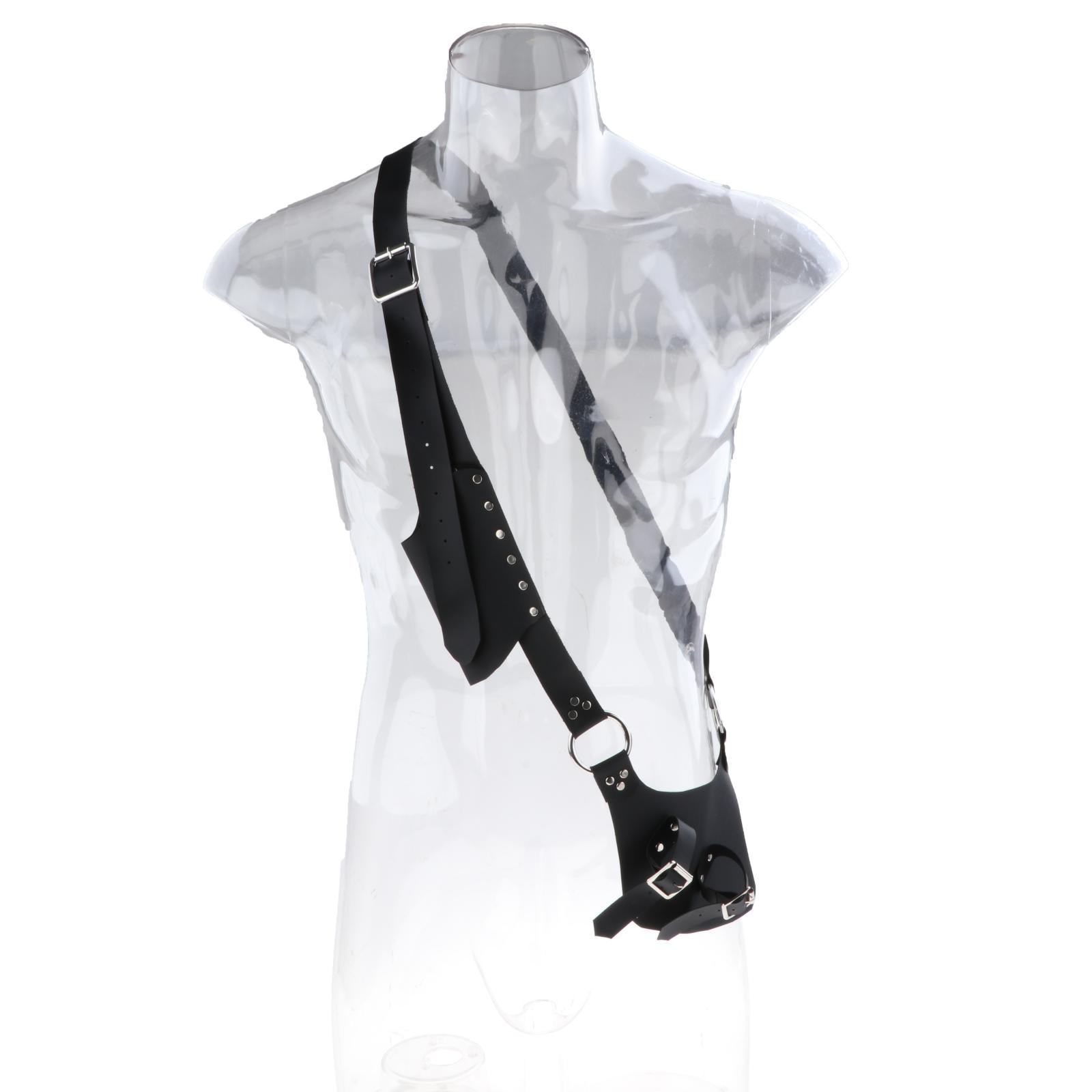 Medieval Shoulder Strap PU Leather Holder for Knight Costume