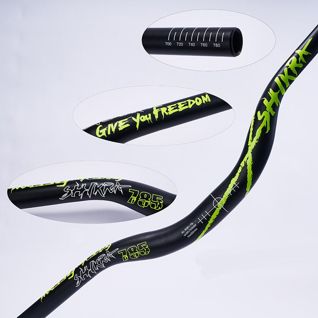 31.8mm Mountain  Handlebar Stem Fixed Gear MTB Bike Riser Bar Red