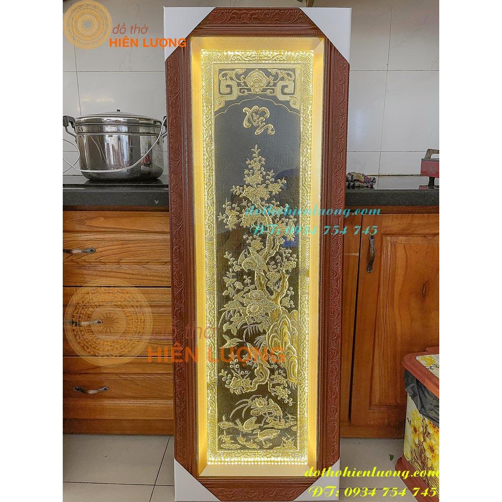 Bộ Tranh Tứ Quý Bằng Đồng Xuân-Hạ-Thu-Đông Liền Tấm