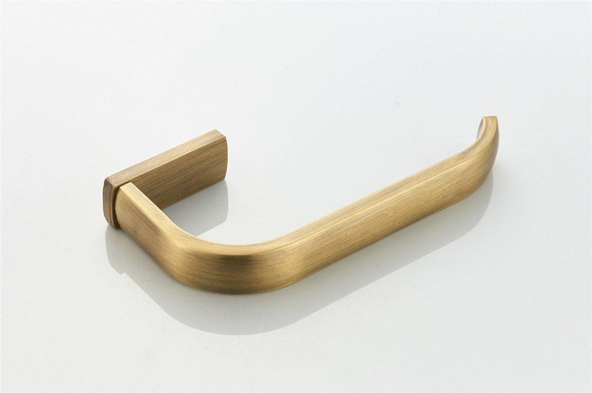 Người giữ giấy vệ sinh Giá treo tường Nhà vệ sinh Người giữ nhà vệ sinh Retro Brass cho phòng tắm, bằng đồng chải