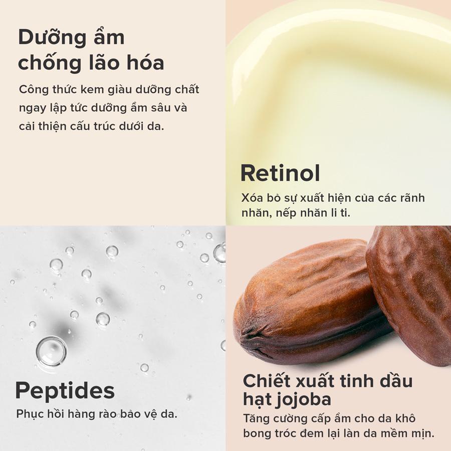 Kem dưỡng ẩm siêu cao cấp chứa Retinol Resist Intensive Repair Cream