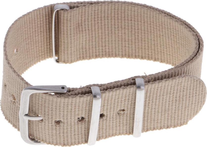 Woven Nylon Watch Strap Wristwatch Band Stainless Steel Buckle