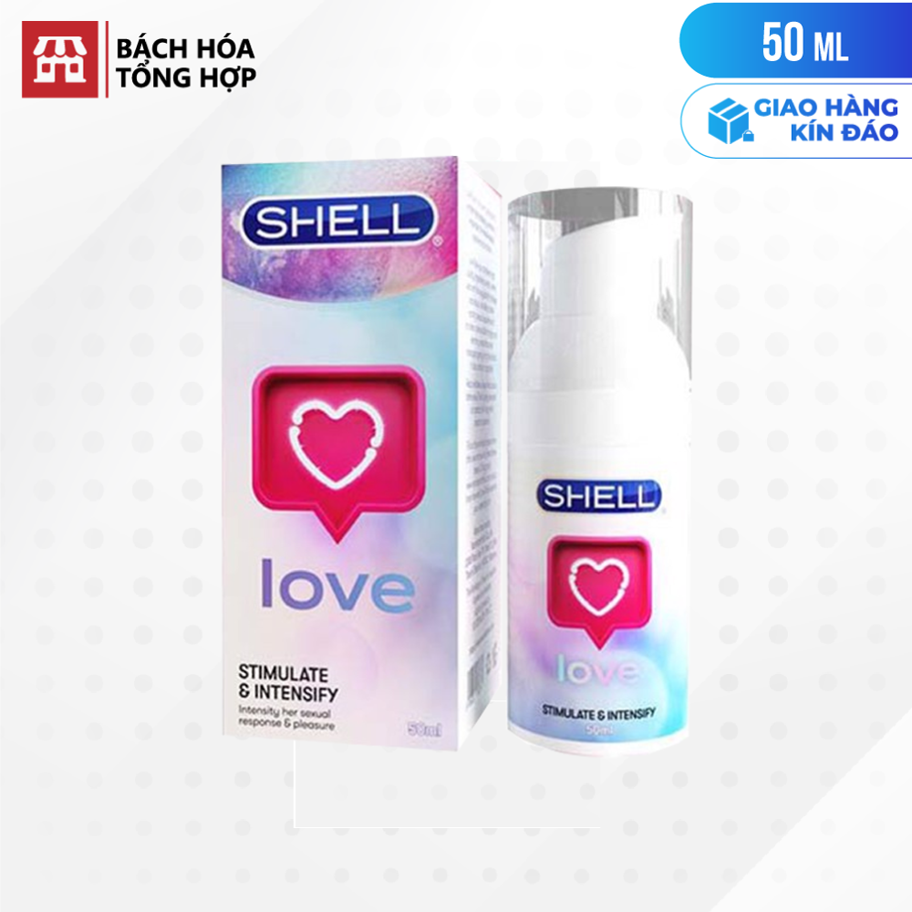 [Chai 50ml] Gel bôi trơn tăng khoái cảm nữ - Shell Love