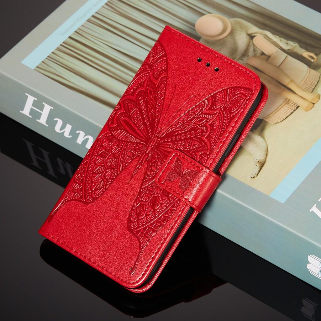 Bao da điện thoại nắp lật PU mềm có ngăn đựng thẻ cho Samsung Galaxy A10S A20S A30S A50S A70S A01 A11 M11