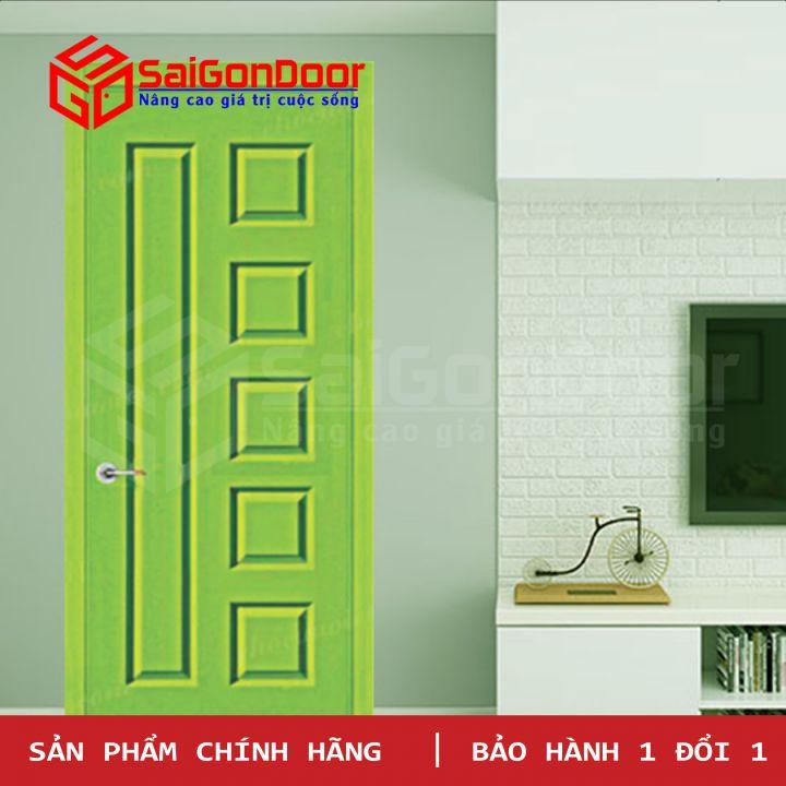 Cửa Gỗ HDF SGD.6B-C1 Hiện Đại, Cách Nhiệt, Cách Âm, Mẫu Mã Đẹp  - SAIGONDOOR