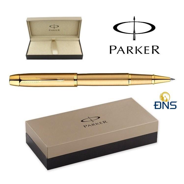 Bút Bi, Bút Ký PARKER GOLD Cao Cấp- MÓN QUÀ Ý NGHĨA - Miễn Phí Khắc Chữ, Logo &amp; Tặng kèm Ngòi Ký 5.0