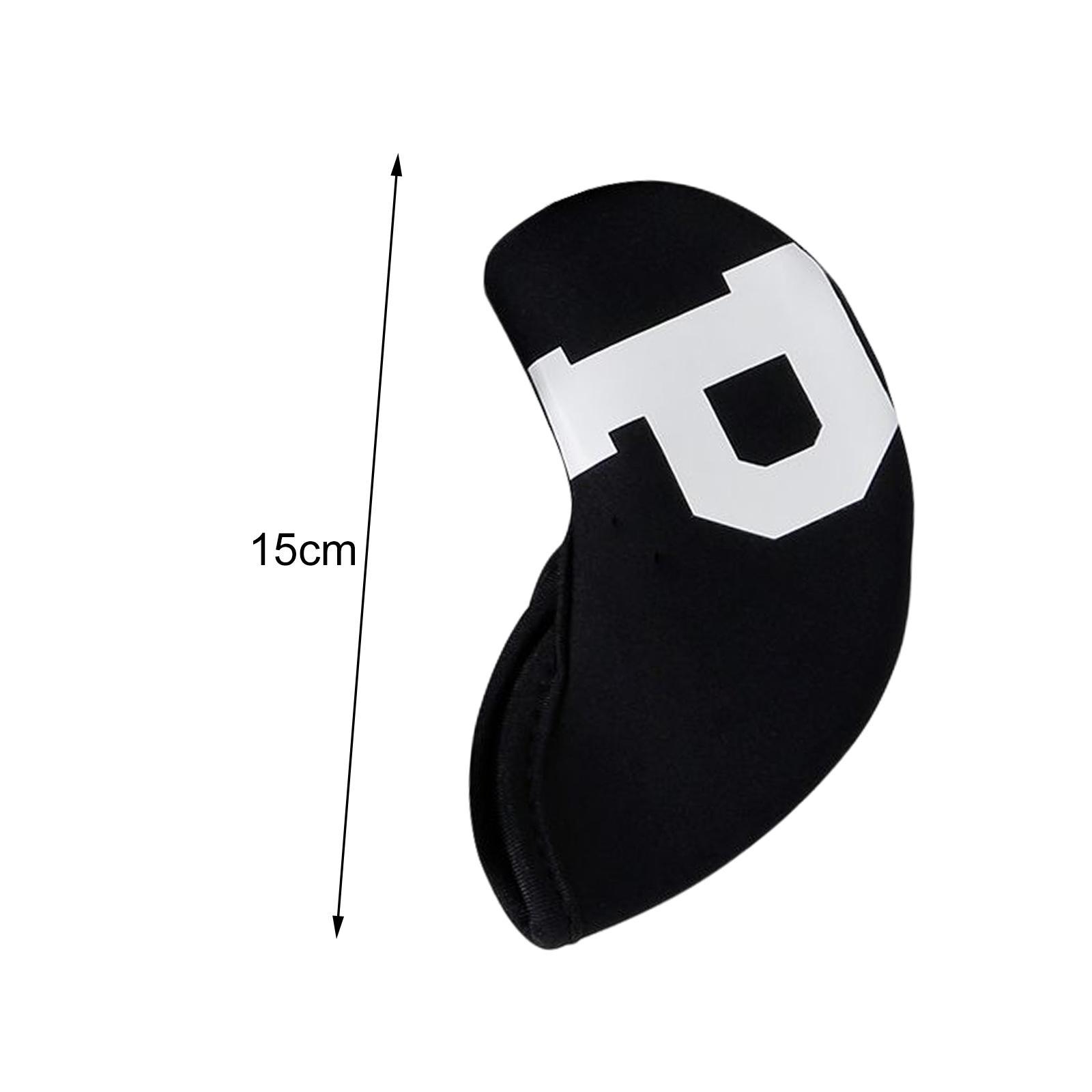 10Pcs Golf Iron Covers Set, Iron putter Club Head Covers for Golf Accessory