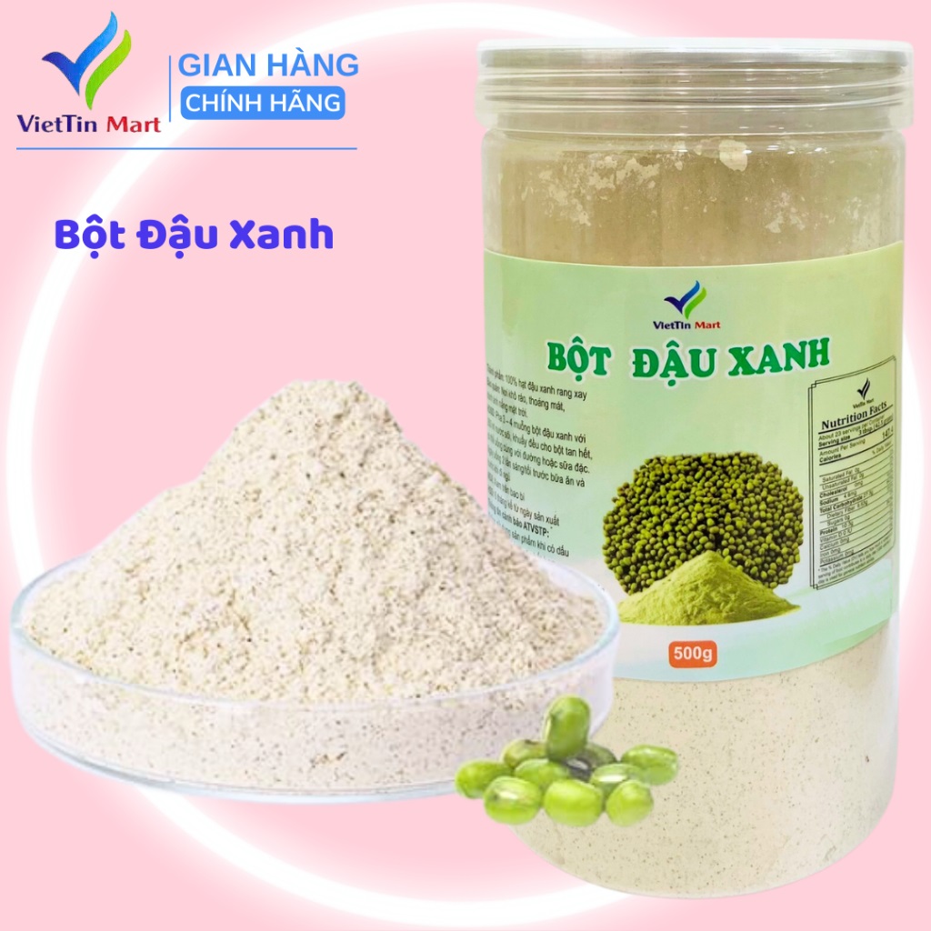 Bột Đậu Xanh Nguyên Chất 500G VIETTIN MART