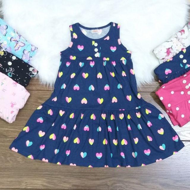 Váy maxi vải xuất cho bé size đại 17-38kg