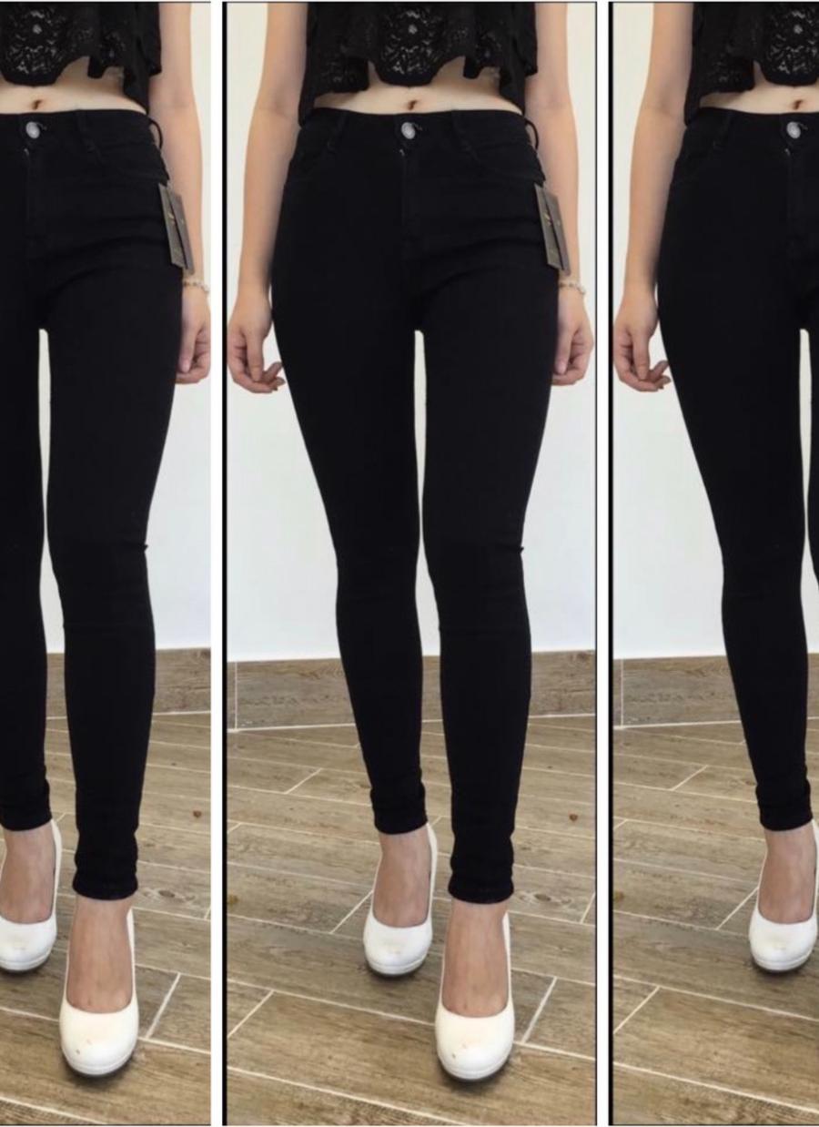 [ SIZE ĐẠI 60kg~90kg] Quần jean dài đen tuyền big size co dãn mạnh vải jean mềm lưng cao 2700 (có rách gối)