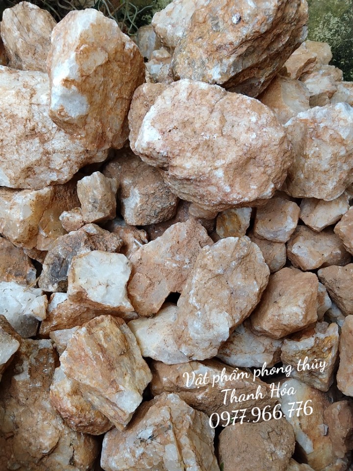 Thach Anh Trắng Thô Loại To Năng Lượng Cao Dùng Phong Thủy Trang Trí, Trấn Trạch Nhà Cửa - Tiểu Cảnh Sân Vườn