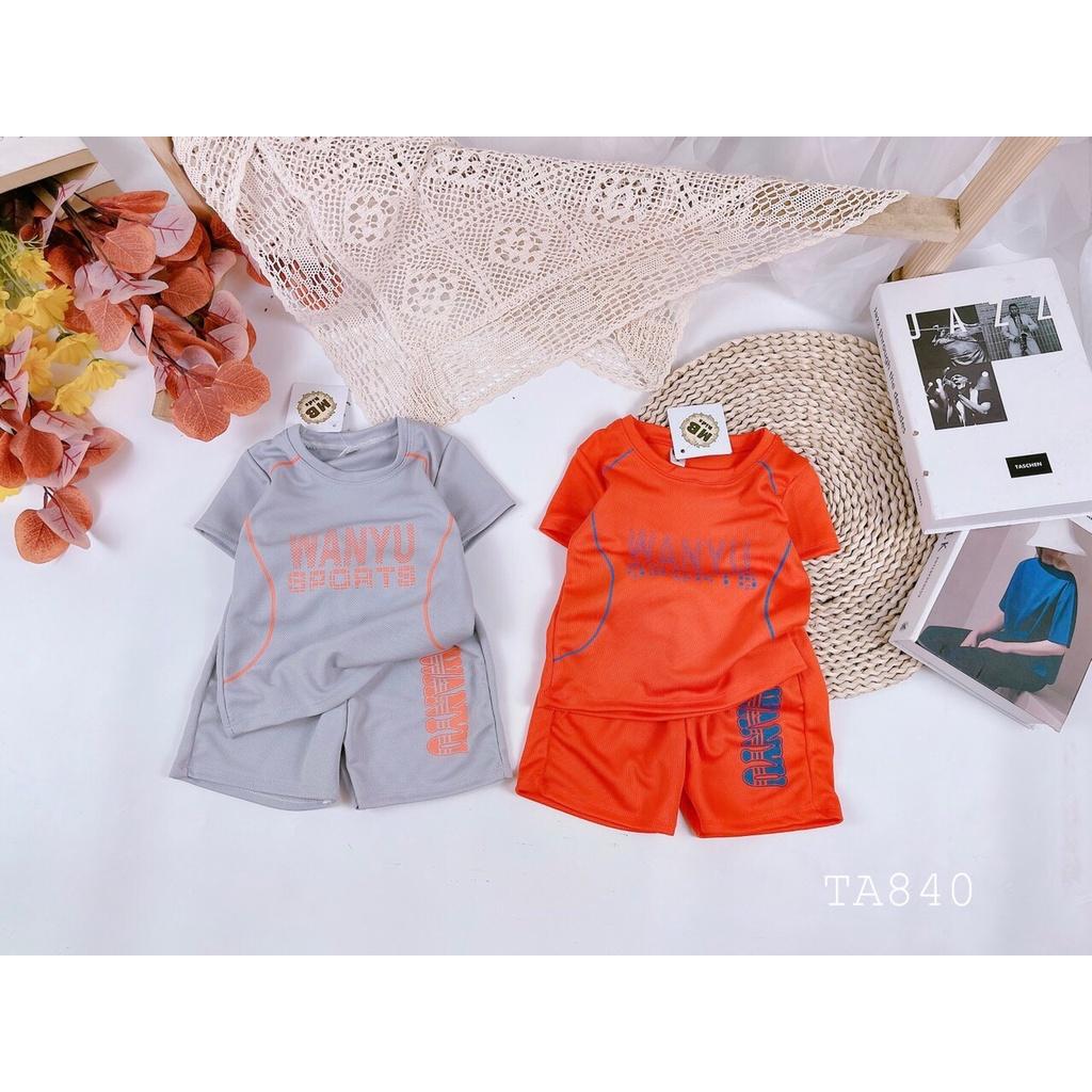 BỘ CỘC TAY THỂ THAO BÉ TRAI TỪ 8-18KG