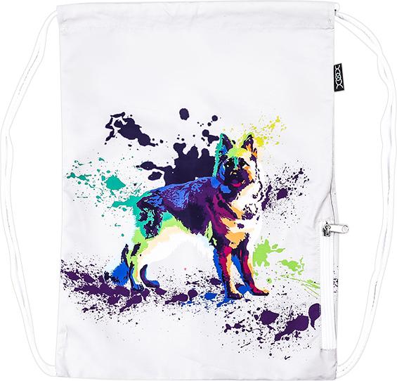 Túi Dây Rút XOX Backpack German Shepherd Light Grey