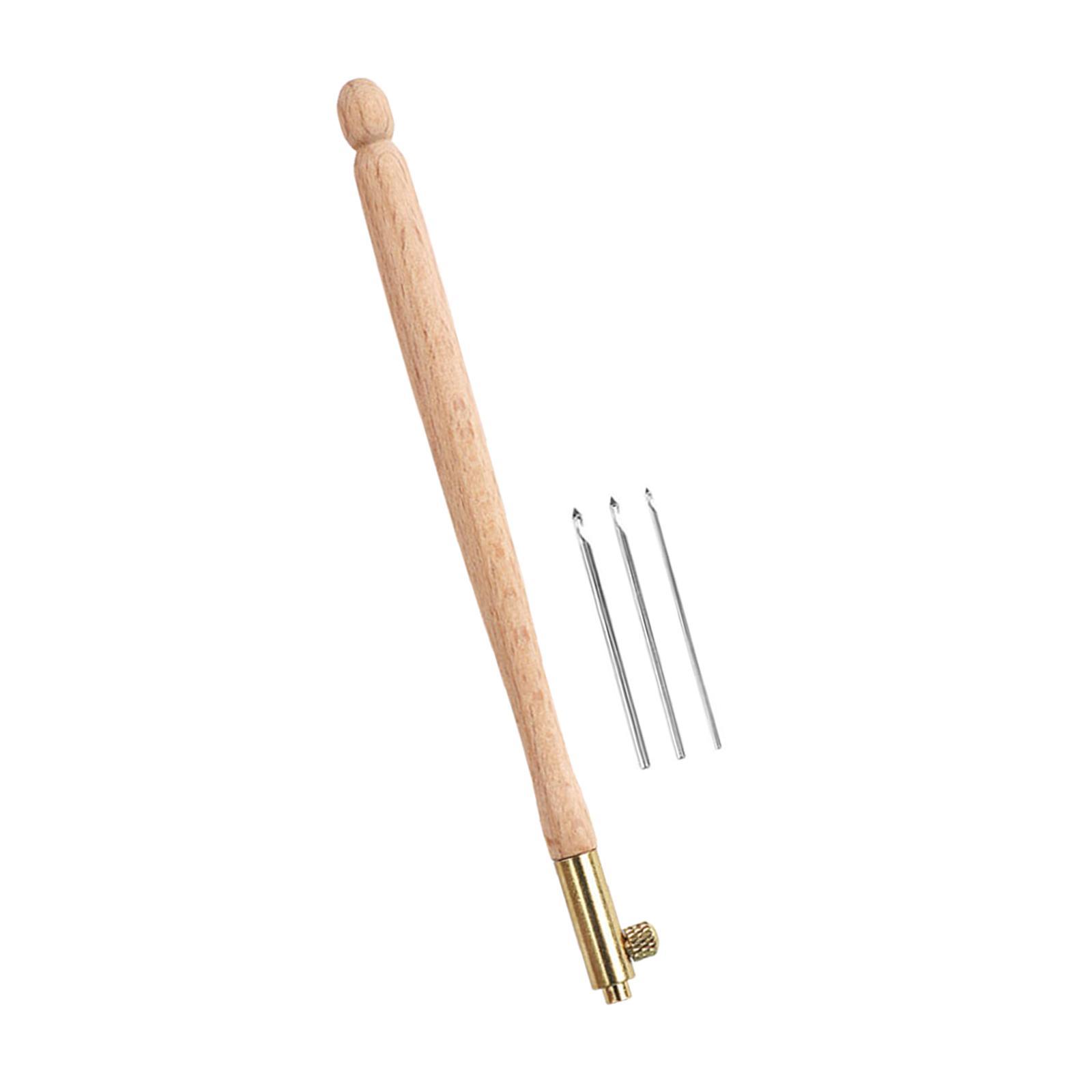 Embroidery Crochet Hook French Crochet  DIY Tools  Sewing Wood