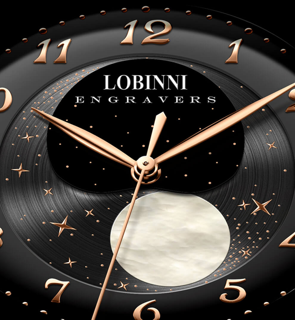 Đồng hồ nam chính hãng LOBINNI L1810-2 Fullbox, Kính sapphire ,chống xước,chống nước,dây da xịn, Mới 100%,Bảo hành 24 tháng