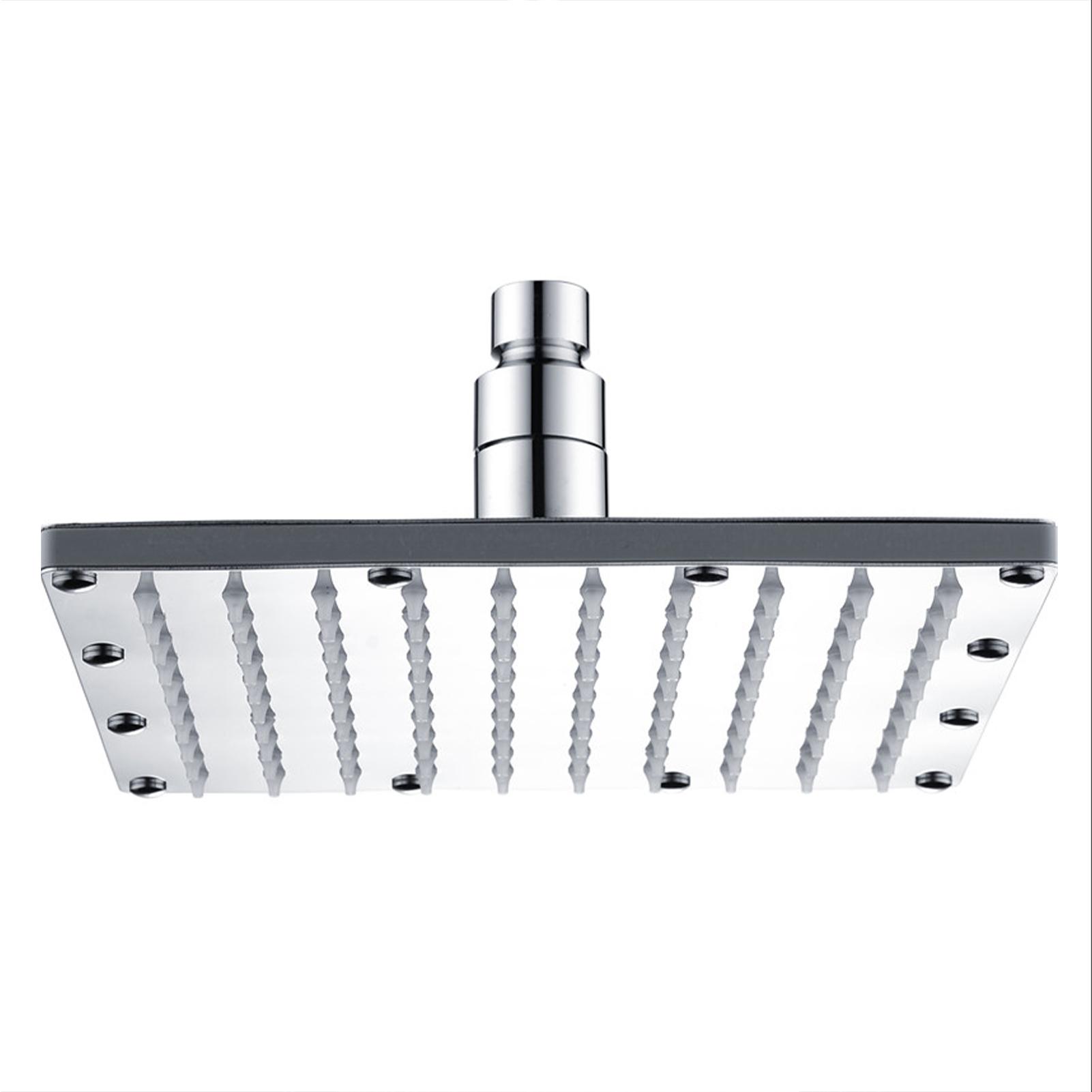 Đầu vòi sen tự động hình vuông 12inch có đèn Led nhấp nháy bằng chất liệu ABS phủ kim loại chống ăn mong chiệu nhiệt cao