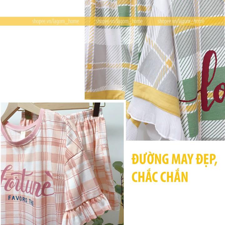 Bộ Mặc Nhà Nữ Mùa Hè Cotton Đẹp