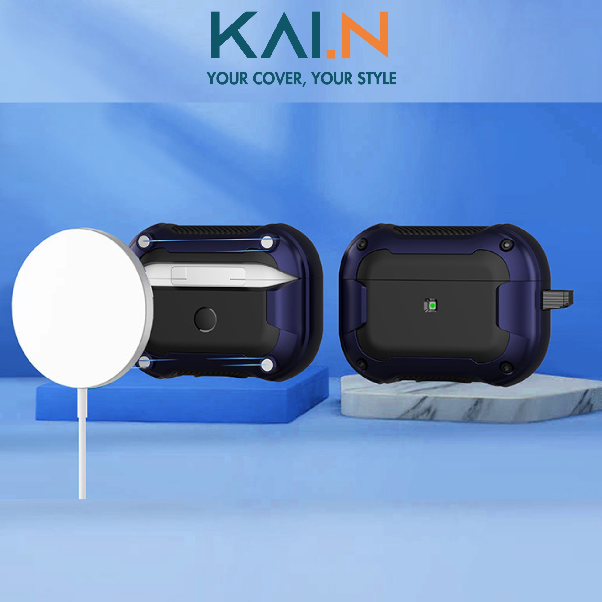 Ốp Lưng Case Bao Dành Cho Airpods Pro 2 (2022) / Airpods Pro, Kai.N Mag Amazon - Hàng Chính Hãng