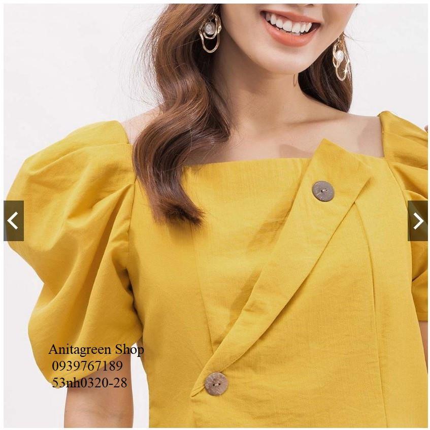 53nh0320-ÁO KIỂU CỔ VUÔNG THỜI TRANG s-6xl