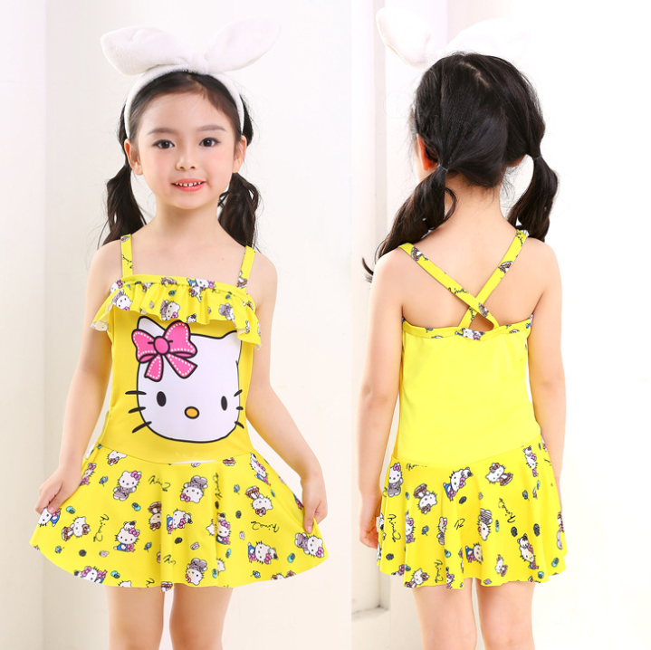 Đồ Bơi Bé Gái Họa Tiết Mèo Xinh BBO14 MayHomes Cute Babygirl Swimsuit