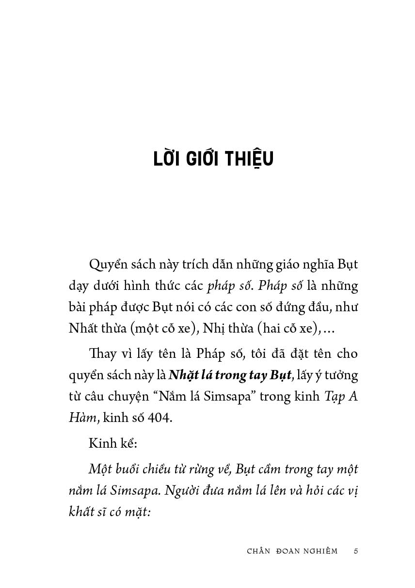 Nhặt lá trong tay Bụt - Ứng dụng Pháp số vào cuộc sống hàng ngày - Sư Cô Chân Đoan Nghiêm