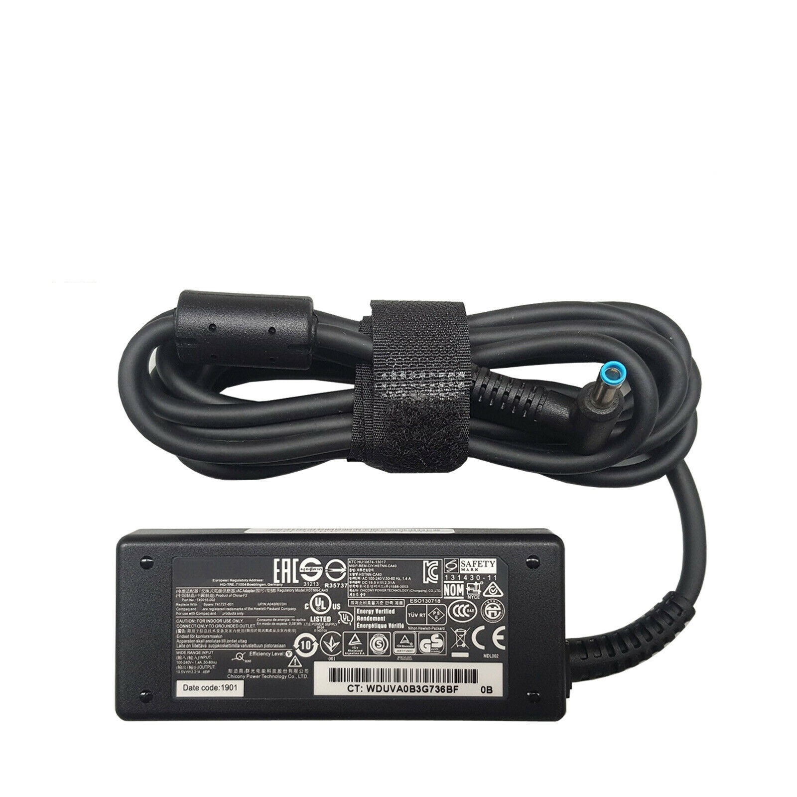 Sạc dành cho Laptop HP 19.5V 2.31A 45W chân kim nhỏ 4.5*3.0mm