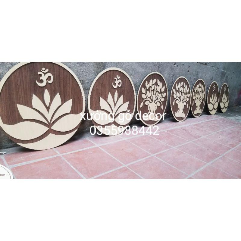 (Hot) Tranh Decor Treo Tường Gỗ Liên Hoa Trí Phòng Thiền , Yoga ...