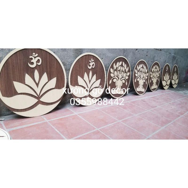 Tranh Decor Treo Tường Gỗ Liên Hoa Trí Phòng Thiền , Yoga ...