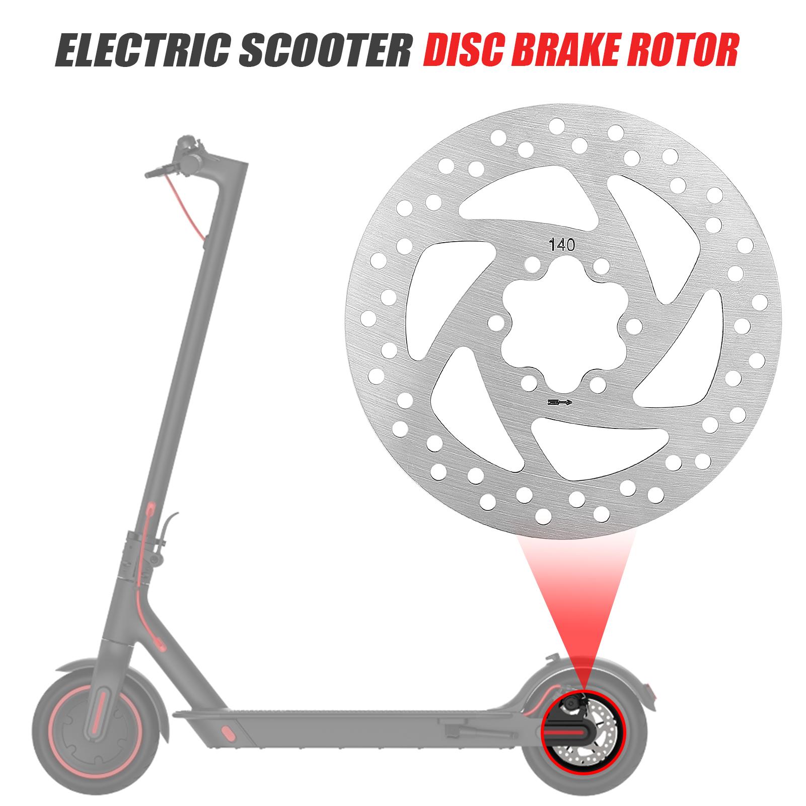 Đĩa Phanh Rotor Xe Tay Ga Điện Bằng Thép Không Gỉ Với 6 Bu Lông Đường Kính 140Mm / 160Mm