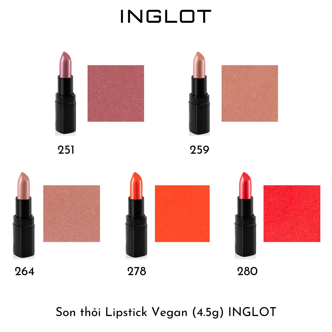 Bộ trang điểm môi 2 Son thỏi Lipstick INGLOT