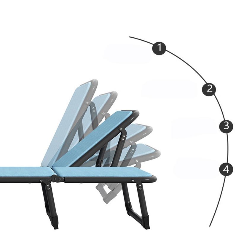 Giường xếp đa năng 63x193cm nằm ngủ trưa tại văn phòng, Giường gấp gọn kèm đệm