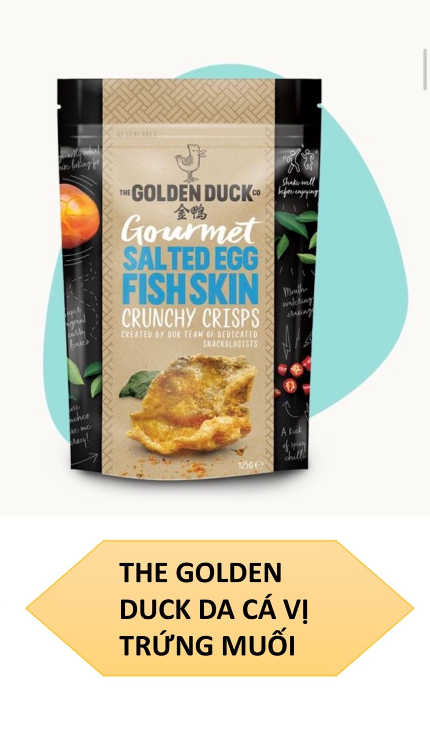 The Golden Duck Tempura Da Cá Vị Trứng Muối 105g