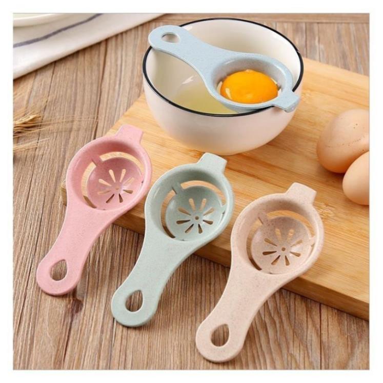 Dụng cụ tách lòng đỏ trứng bằng lúa mạch, muỗng tách trứng