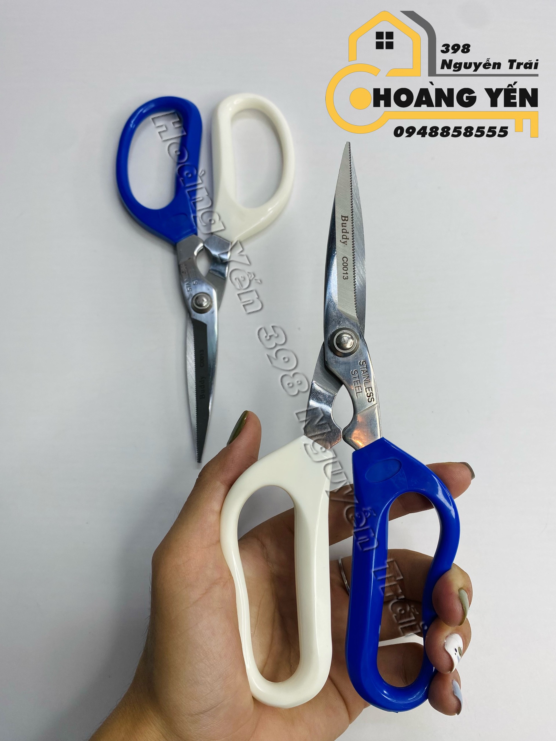Kéo nhà bếp, kéo cắt gà, thực phẩm siêu khoẻ không gỉ an toàn sức khỏe Buddy C0013