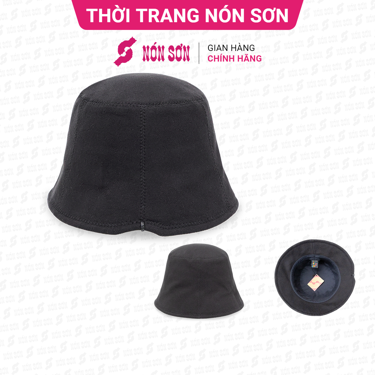 Mũ vành thời trang NÓN SƠN chính hãng MH031-ĐN1