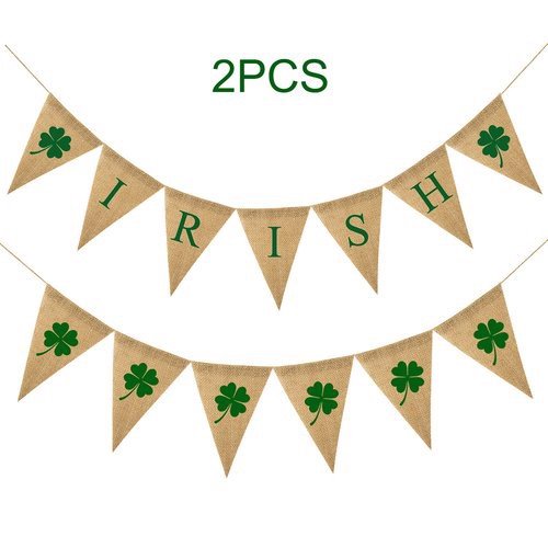 Bộ dây cờ trang trí Irish Patrick's Day bunting ptd04