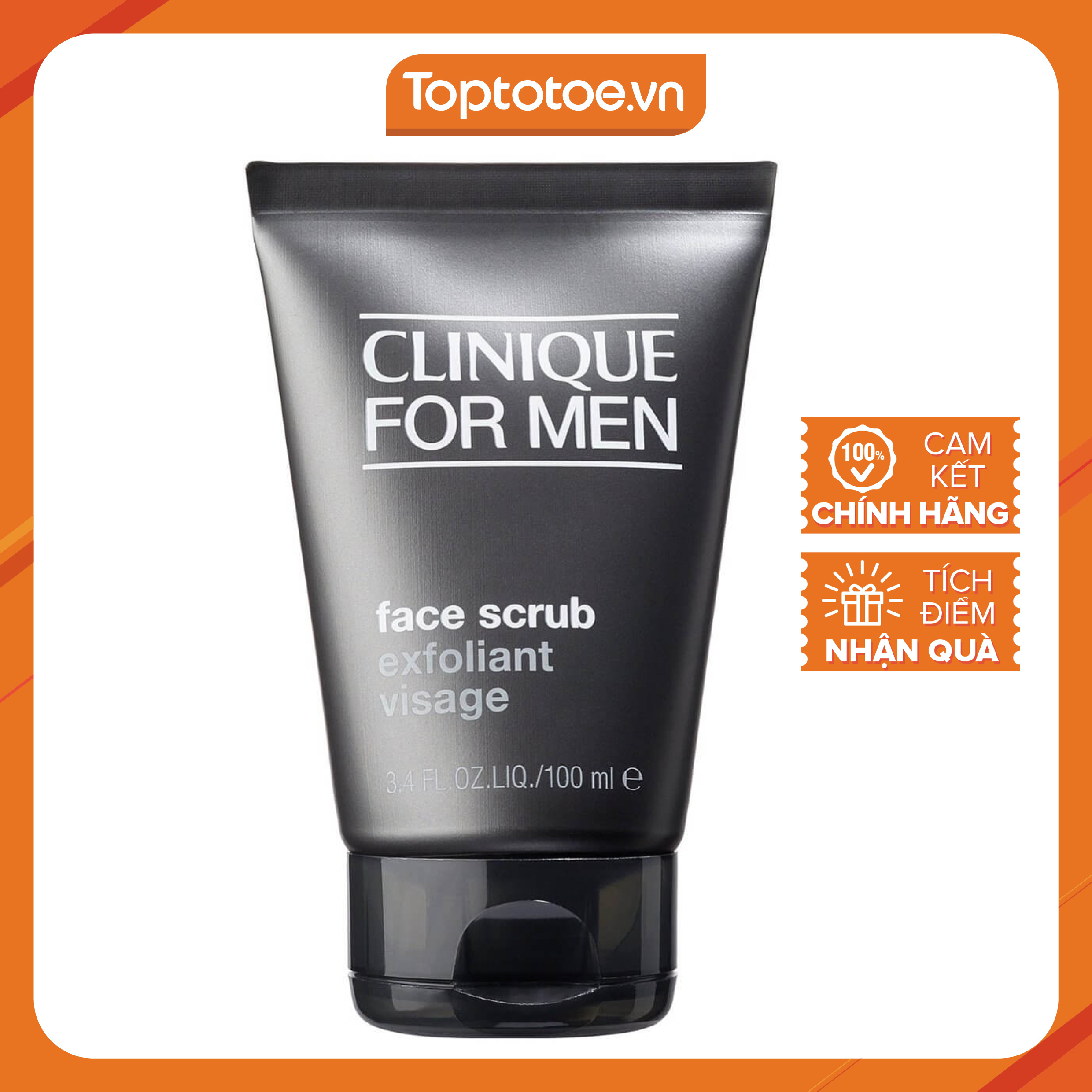 Tẩy Tế Bào Chết Cho Nam Clinique For Men Face Scrub 100ml