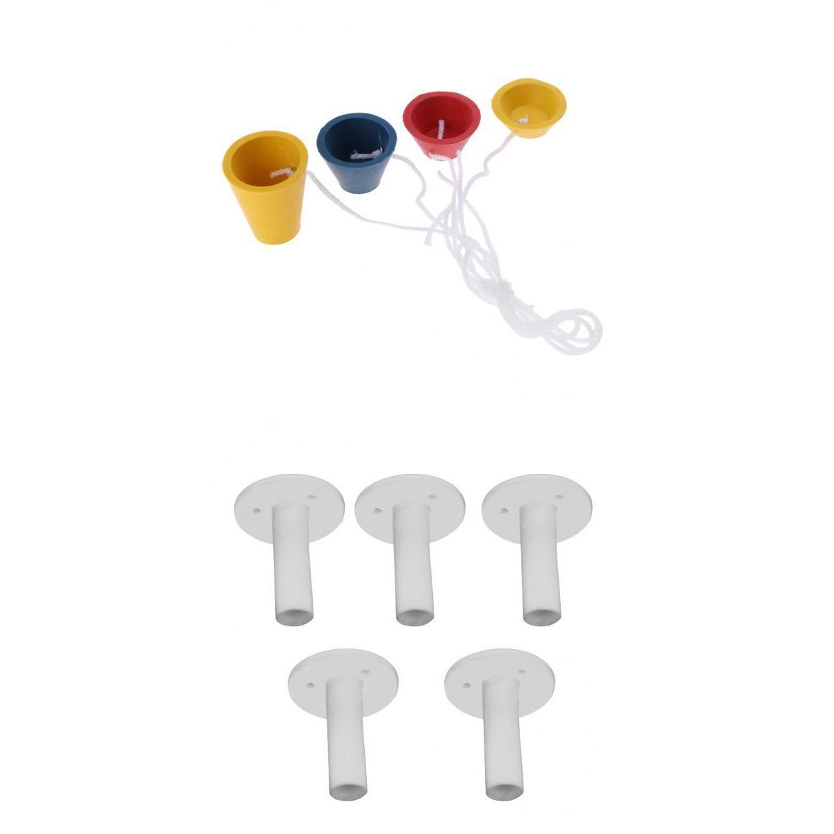 Set of 4pcs Winter Pyramid golf professional tees & 5pcs Driving Range Rubber Tee