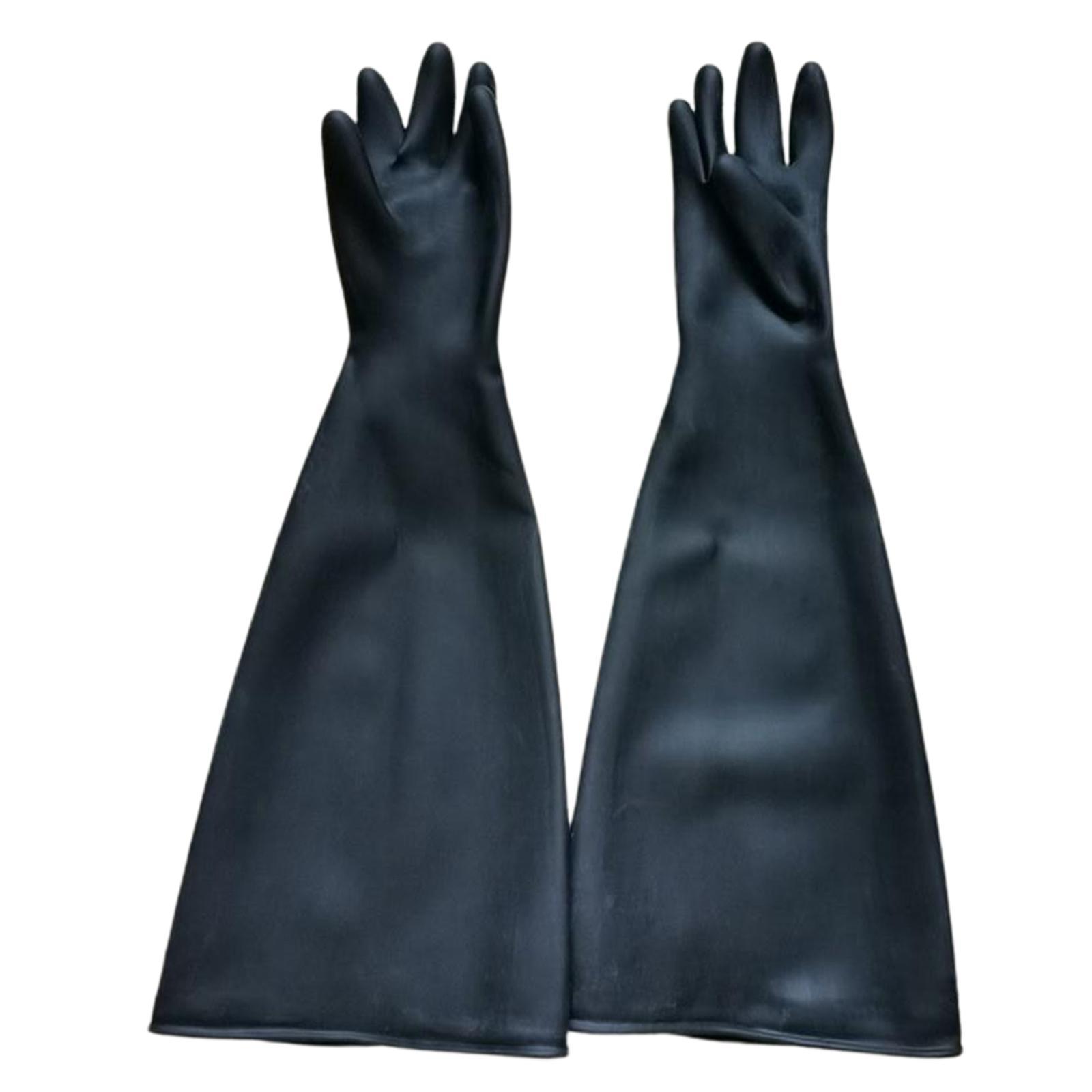 Latex Chemical Gloves Resistant Industrial Work Protective Long Gloves
