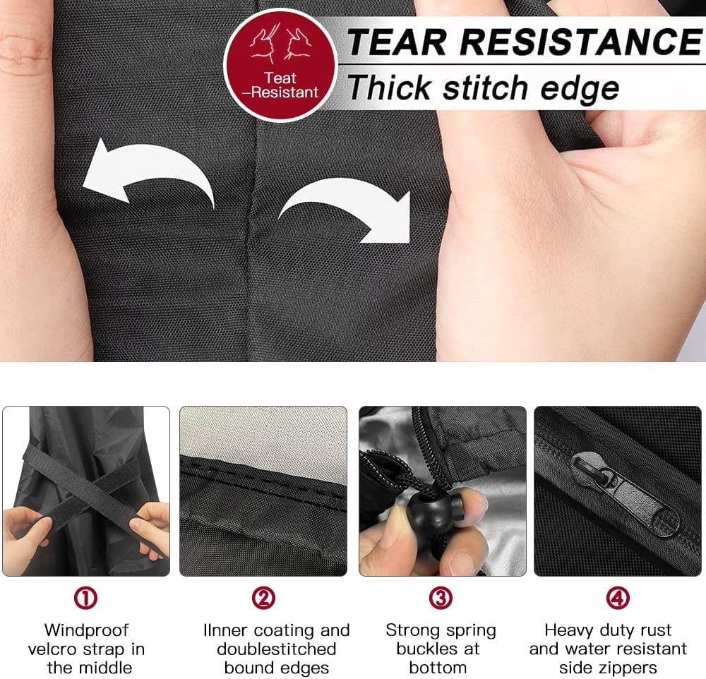 Vỏ Parasol 1PCSA, Vỏ Parasol chống thấm nước, Anti-UN, Vải rộng Oxford Fabric 210D Vỏ bọc cho dùi với dây kéo và túi lưu trữ 190*30VM