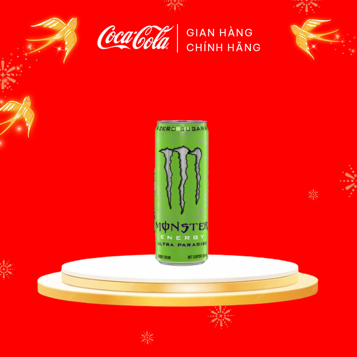 Lốc 24 Lon Nước Tăng Lực Monster Energy Ultra Paradise 355ml x 24