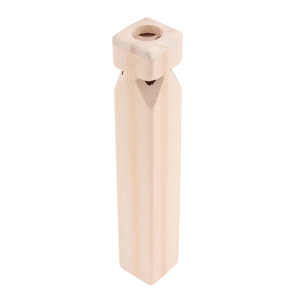 Train Whistle Wood Engraved Wooden Train Flute Whistle Music Teaching Toy