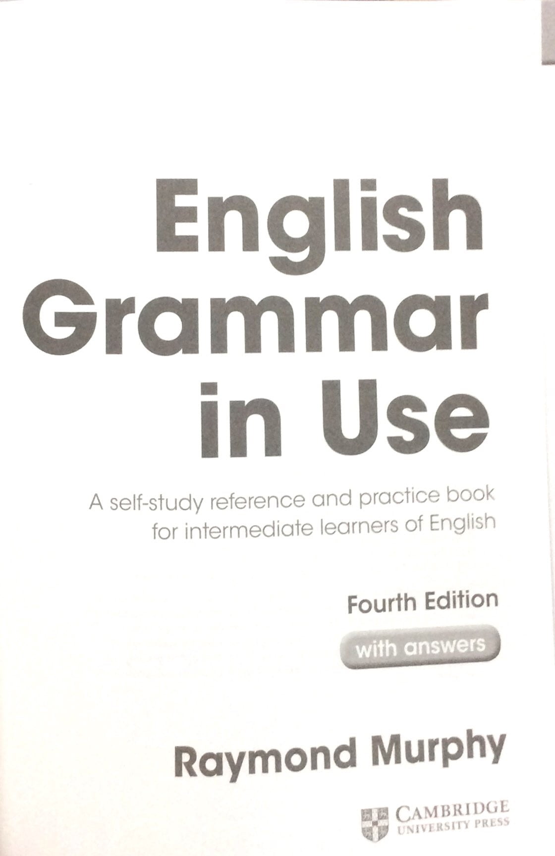 English Grammar in Use Book w Ans