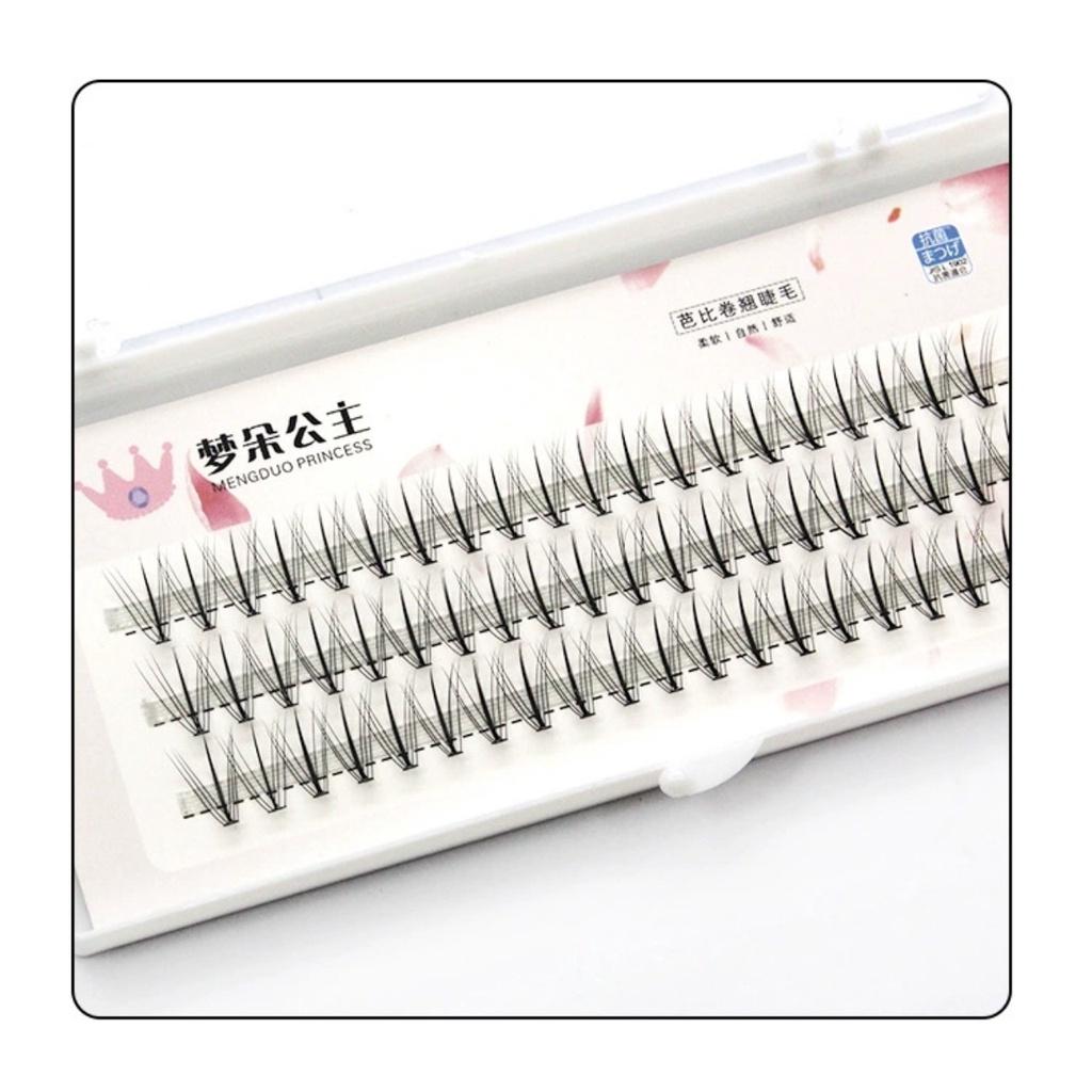 Mi chùm katun mẫu trắng mới cho bộ mi mắt cong vút đẹp với 1 trụ A quyến rũ