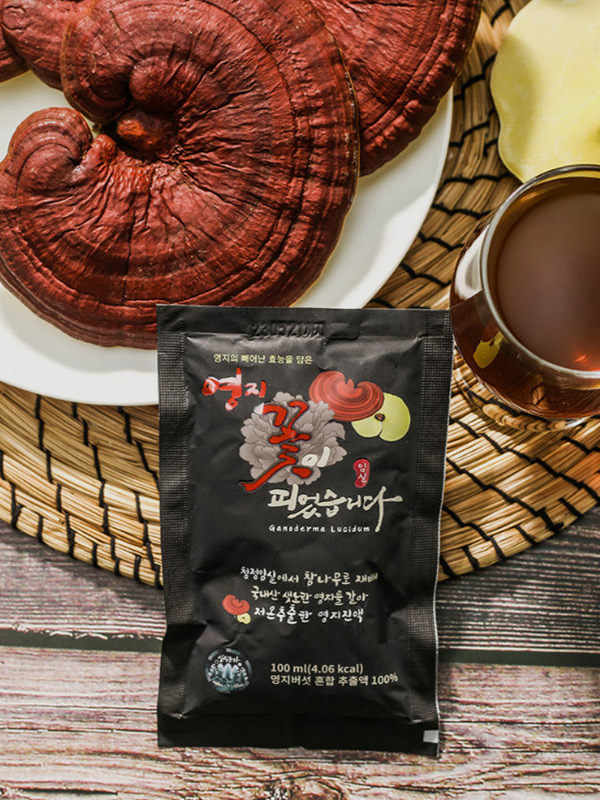Nước tinh chất nấm linh chi thanh xuân - gói 100g - Hàn Quốc