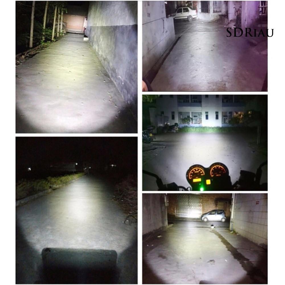 Đèn Pha Led Cho Xe Mô Tô 18w H4 6000k 2000lm Cob