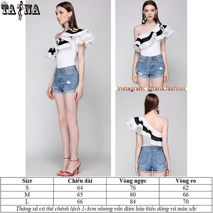 Jumpsuit / Áo thời trang cổ xéo
