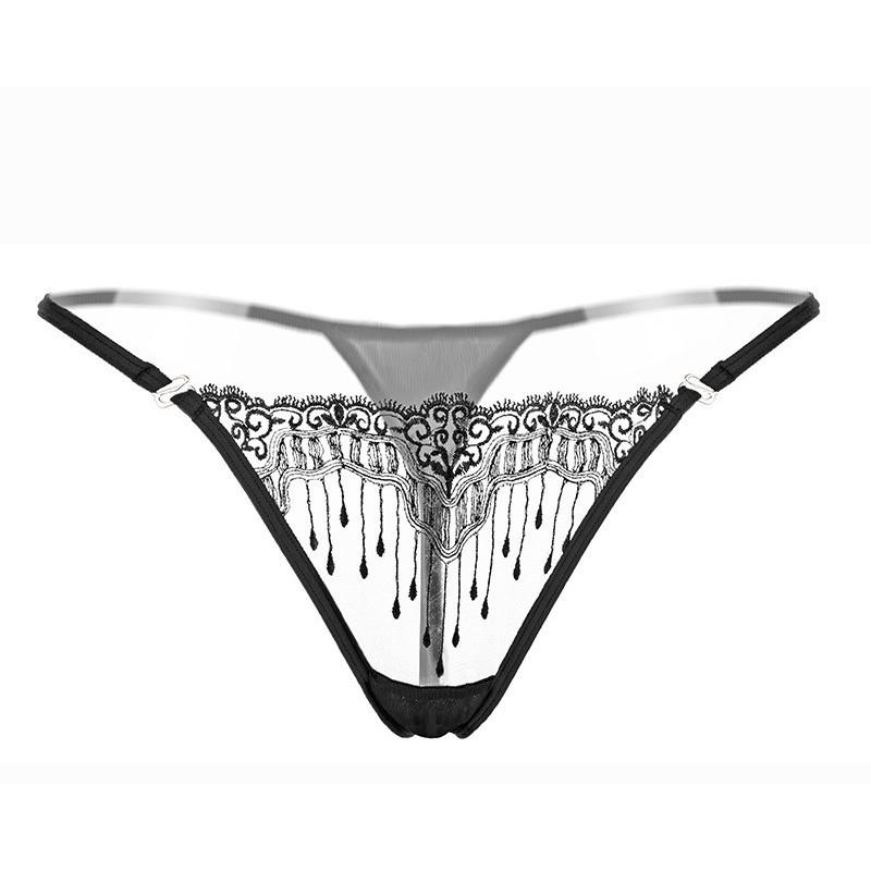 Quần lọt khe hở trước tua rua sexy, quần chip nữ đẹp xuyên thấu gợi cảm DL318